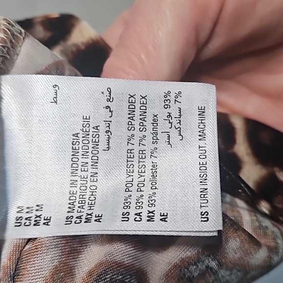 Charter Club Velvet Leopard Print Blouse Sz M NWT - Picture 5 of 7